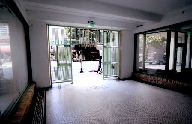 After: store interior after rehabilitation